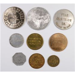 (10) MISC STORE TOKENS (NEAT DEAL)