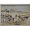 Image 1 : Walter Tyndale MIDDLE EASTERN MARKET SCENE watercolour, signed, 17 x 24.5cm Est. 300/500...
