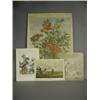 Image 1 : A folio of prints including early 19th century hand coloured caricatures, two Japanese woodcut...
