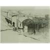Image 1 : James McBey SAN MARTIN BRIDGE, TOLEDO etching, dated 16 August 1911, 17.5cm x 27.5cm, toget...