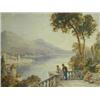 Image 1 : T. E. Francis VIEW OF THE BAY OF NAPLES signed, watercolour, 26 x 37cm Est. 350/450...