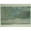 Image 1 : Victor Noble Rainbird VIEW OF ROCKY CLIFF WITH SEAGULLS signed, watercolour, 25 x 42cm E...