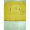Image 1 : A modern gold ground handmade woollen Persian Gabbeh carpet, 2.80 x 2.15m Est. 250/300...