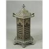 Image 1 : A Victorian cast iron and enamel conservatory heater, 69cm high Est. 150/200...