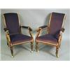 Image 1 : A pair of early Victorian rosewood open armchairs Est. 600/800...