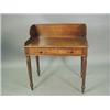 Image 1 : A 19th century mahogany tray top wash stand, with a drawer on tapering octagonal legs, 92cm wi...