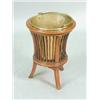 Image 1 : A late 19th century crossbanded planter with a brass liner Est. 200/300...