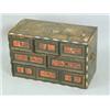Image 1 : An 18th century Portuguese hardwood cabinet, the top and sides with inlaid ebony and ivory, th...