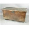 Image 1 : A 19th century Italian walnut cassone carved with fruit, 140cm wide, 72cm high Est. 200/300...