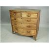 Image 1 : A late 19th century mahogany bow fronted chest of drawers, 50cm wide Est. 400/600...