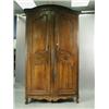 Image 1 : An 18th century French armoire of large proportions, each door inlaid with star motifs and dec...