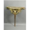 Image 1 : A 20th century carved and giltwood console table, 74cm wide Est. 200/400...