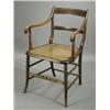 Image 1 : A late Georgian simulated rosewood elbow chair Est. 100/150...