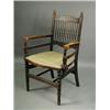 Image 1 : An aesthetic stained armchair, in the style of Godwin Est. 100/150...