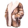 Image 1 : CRYSTAL FOX AND ARTIC FOX FUR COAT – SIZE 14 By Alaska Fur Gallery