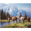 Image 1 : RIVER’S EDGE GICLEE CANVAS PRINT By Martin Grelle