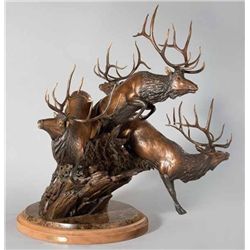 OVER THE TOP FOUNDERS BRONZE, #4/10 By James Stafford