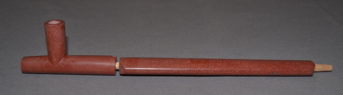 PLAINS INDIAN PIPE AND STEM