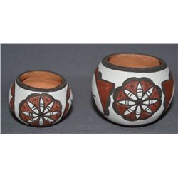 TWO ZUNI POTTERY BOWLS