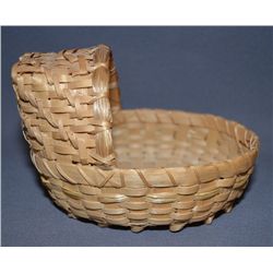 PENOBSCOT BASKETRY DOLL CRADLE