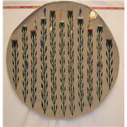 ROUND NAVAJO TEXTILE