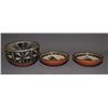 Image 3 : THREE SANTO DOMINGO POTTERY BOWLS
