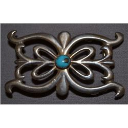 NAVAJO SILVER BELT BUCKLE