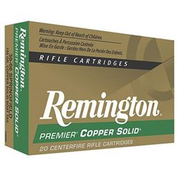 Rem Ammo PCS300UMB Premier 300 Rem Ultra Mag Copper Solid Tipped 165GR 20Bx/10Cs UPC#47700402208 1cs