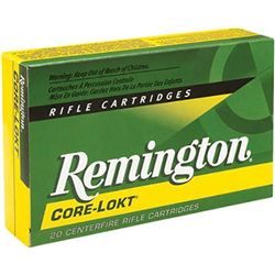 Rem Ammo R93X621 Core-Lokt 9.3mmX62 Mauser Pointed Soft Point 286GR 20Box/10Case UPC#47700405100 1cs