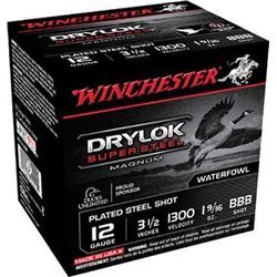 Win XSM12LBB Super X Waterfowl Loads 12ga 3.5" 1-5/8oz BB Shot 25Box/10Case UPC # 20892010864 1-case