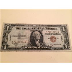 1935-A SERIES $1 WWII HAWAII NOTE