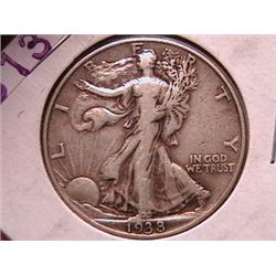1938-D Walking Half F15