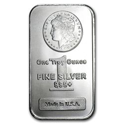 TEN 1 oz New Morgan Design Silver Bars .999 Fine