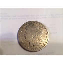1892-CC Morgan Dollar VG