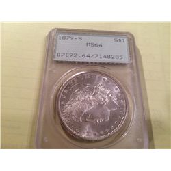 1879-S PCGS MS-64 MORGAN SILVER DOLLAR
