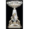 Image 1 : A Grainger & Co Worcester centrepiece, circa 1895, the scroll pierced gallery bowl above acanthus