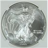 Image 2 : 2003 AMERICAN SILVER EAGLE, NGC MS-69 NICE!