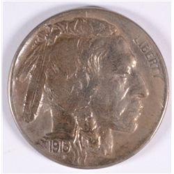 1915-D BUFFALO NICKEL, XF+