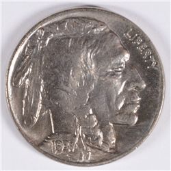 1937-D BUFFALO NICKEL, MS-64