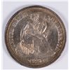 Image 1 : 1891-O SEATED DIME, MS-64+ SUPER LUSTRE!  NICE ORIGINAL COIN!