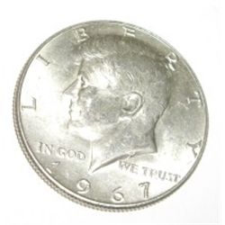 1967 SILVER KENNEDY HALF DOLLAR *NICE EARLY HALF DOLLAR*!! SILVER HALF DOLLAR CAME OUT OF SAFE!!