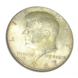 1967 SILVER KENNEDY HALF DOLLAR *NICE EARLY HALF DOLLAR*!! SILVER HALF DOLLAR CAME OUT OF SAFE!!
