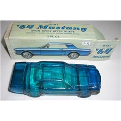 VINTAGE AVON 64 MUSTANG SPICY AFTERSHAVE IN ORIGINAL BOX!! ITEM CAME OUT OF SAFE BOX!!