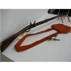 Hatfield Warranted, Black Powder , Flint Lock, Leather Pouch