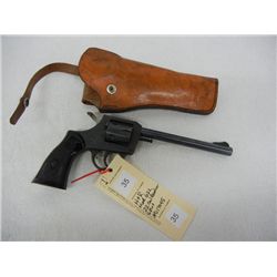 H & R, Model  622, 22  Cal. 6 Shot Revolver, S# AD17045, With Leather Holster