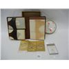 Image 2 : (3) 23k Gold Plated Pokemon Cards, Round Playing Cards, Liberty Tool & Die Corp. Bridge Set