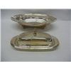 Image 2 : Silver-plated Butter Dish and Serving Bowl