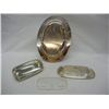 Image 3 : Silver-plated Butter Dish and Serving Bowl