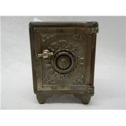 Ideal Safe Deposit Cast Iron Bank