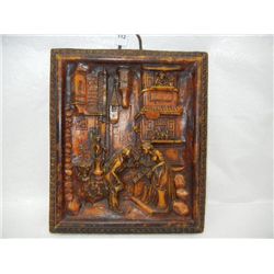 German Beeswax Wall Plaque